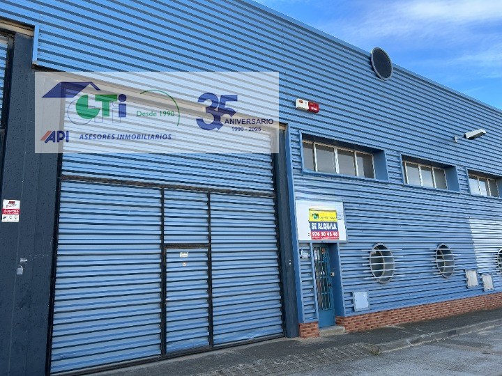 NAVE INDUSTRIAL EN ALQUILER DE 456m2. COMPLETAMENTE INSTALADA EN PARQUE INDUSTRIAL EL POLÍGONO, CUARTE DE HUERVA, ZARAGOZA