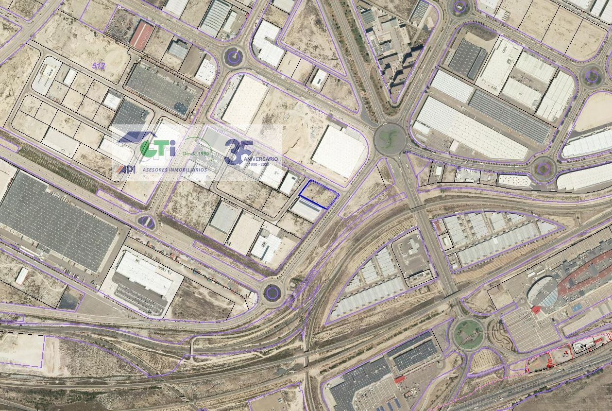 PARCELA / TERRENO INDUSTRIAL EN VENTA DE 8.194m2 LISTO PARA CONSTRUIR – POLÍGONO PLAZA (PLATAFORMA LOGÍSTICA DE ZARAGOZA)