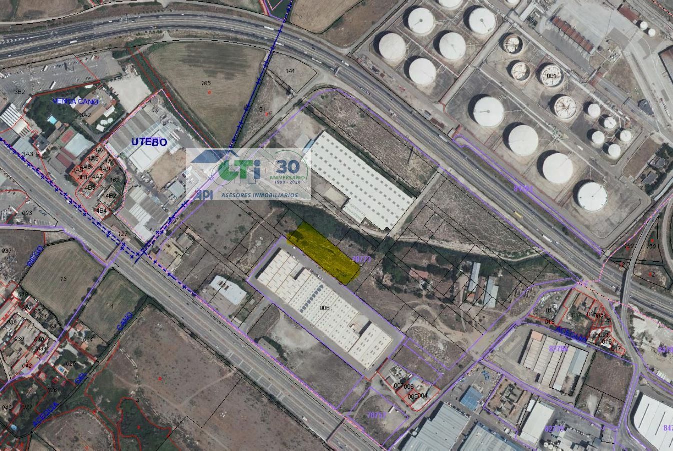 Terreno industrial en Zaragoza, contiguo a Utebo