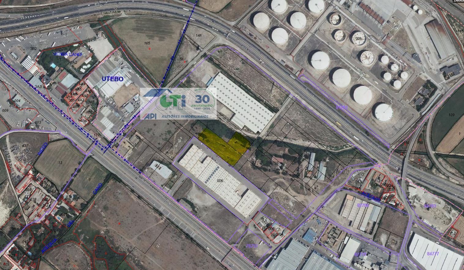 Terreno industrial en Zaragoza, contiguo a Utebo