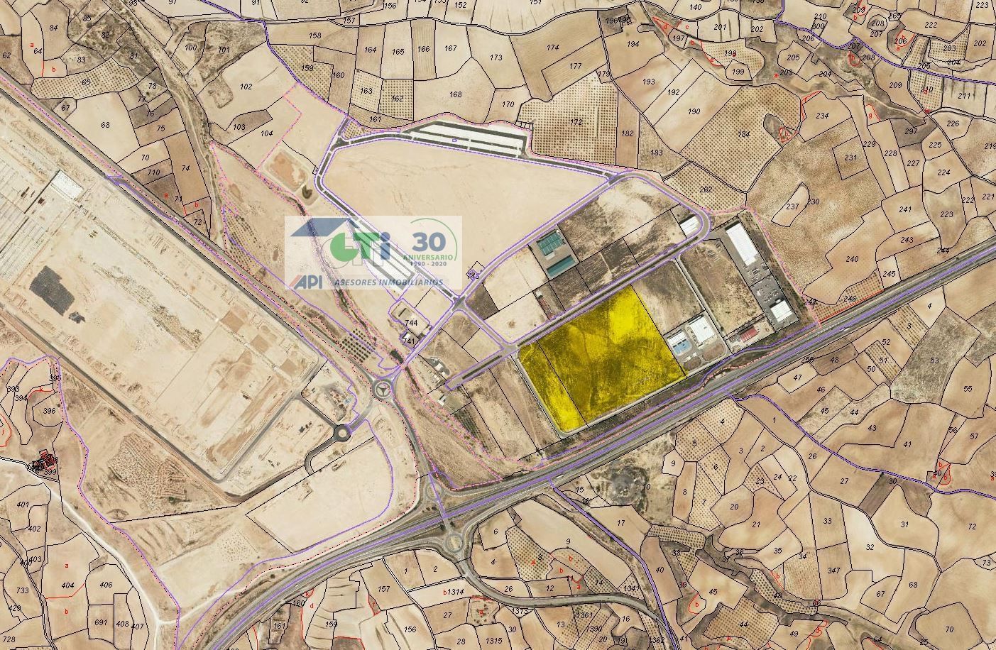 CONJUNTO DE PARCELAS INDUSTRIALES EN VENTA O EN RÉGIMEN DE ALQUILER – 90.000m2 – POLÍGONO EL SABINAR, ÉPILA (ZARAGOZA)