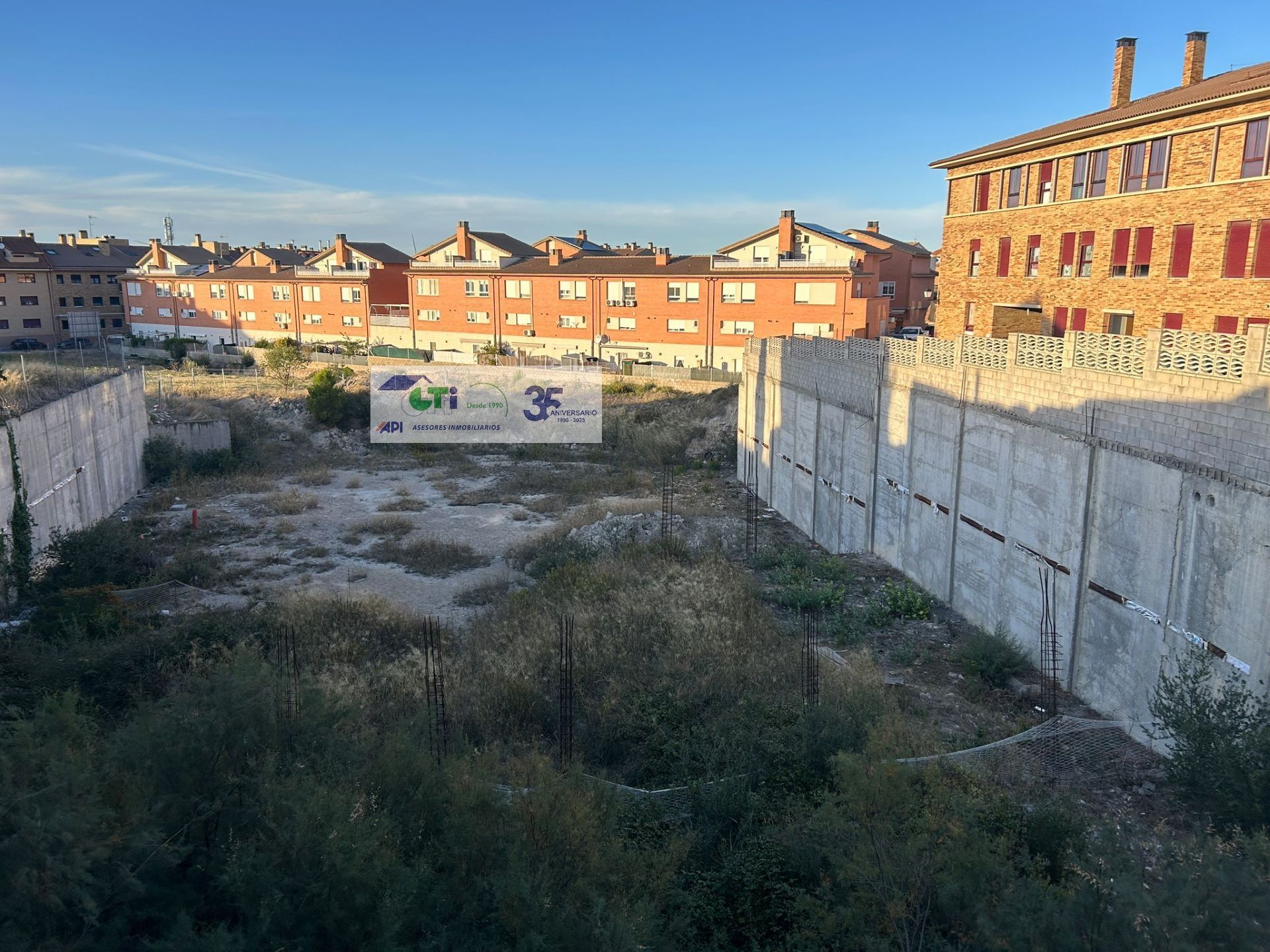Obra paralizada en La Muela