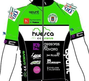 maillot club ciclista huesca